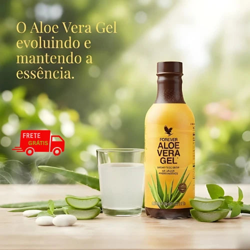 Aloe Vera Gel Forever Suco de Babosa 1 LT - 4 Sabores